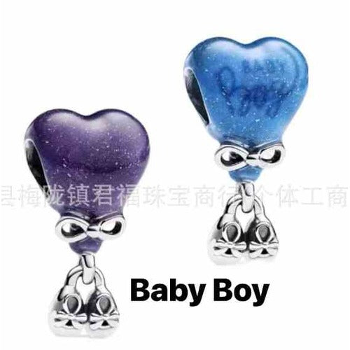 Charm Corazón "Baby Boy"