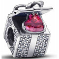 Charm Caja de Regalo Corazón Rosa