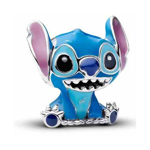 Charm Stitch Sonriente con Orejas Rosadas