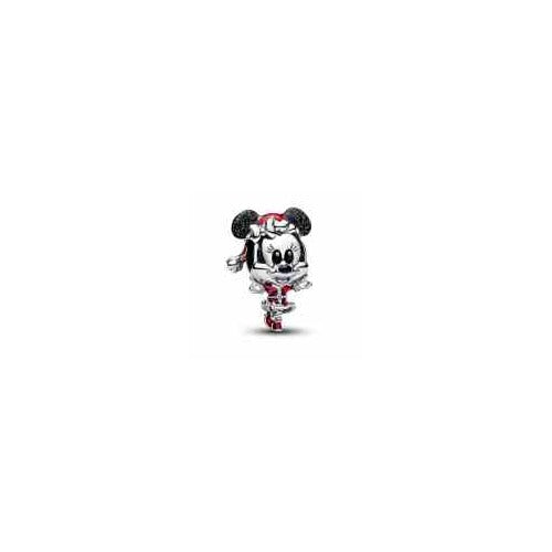 Charm Minnie Mouse Patinadora Navideña