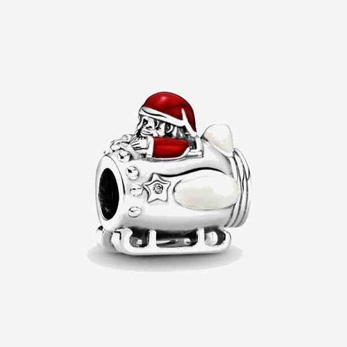 Charm de Santa Claus en Avioneta