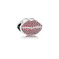 Charm Labios Rosas con Circonitas
