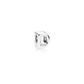 Charm Letra D Plata