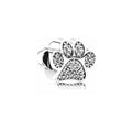 Charm Patita Brillante con Cristales