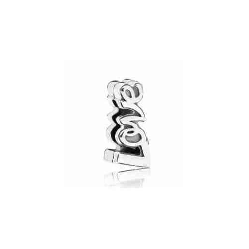 Charm "Love" Plata