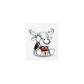 Charm Dije Reno Navideño con Chaleco Rojo
