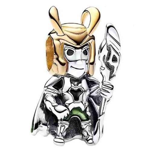 Charm Loki con Casco Dorado