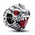 Charm Dragón Feroz con Ojos Rubí