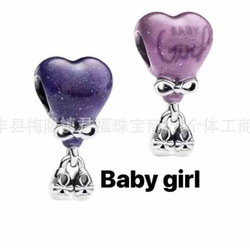 Charm Corazón "Baby Girl"