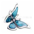 Charm Mariposa Turquesa Brillante