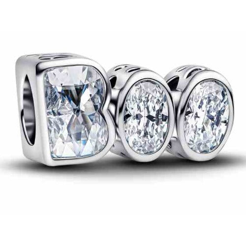 Charm "BOO" con Cristales Ovalados
