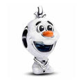 Charm Olaf Divertido Plata 925