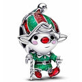 Charm Duende Navideño con Bastón de Caramelo