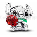 Charm Stitch con Rosa Roja