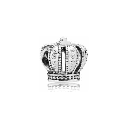 Charm Corona Real Plateado