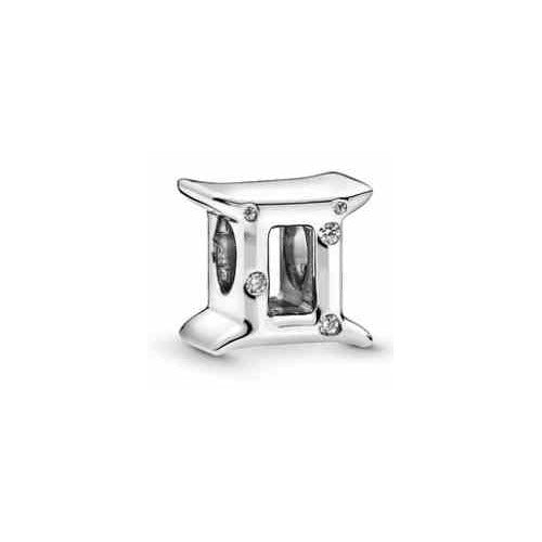 Dije Signo Géminis Brillante Plata 925