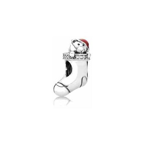 Dijes de Navidad: ¡El Oso Navideño con Calcetín!