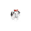Charm Cerdo con Lazo Rojo