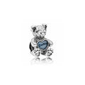 Charm "Duffy Bear" con Corazón Azul