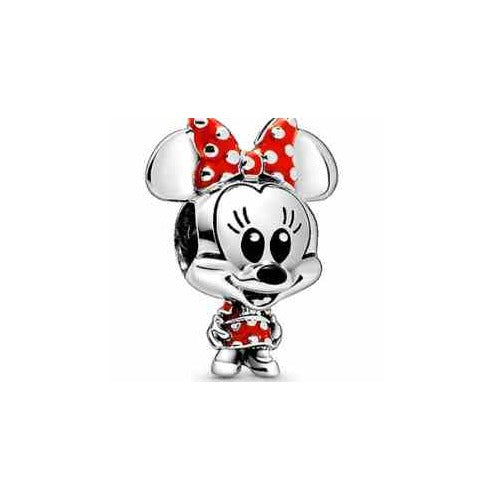 Charm Minnie Mouse Clásica con Lazo Rojo