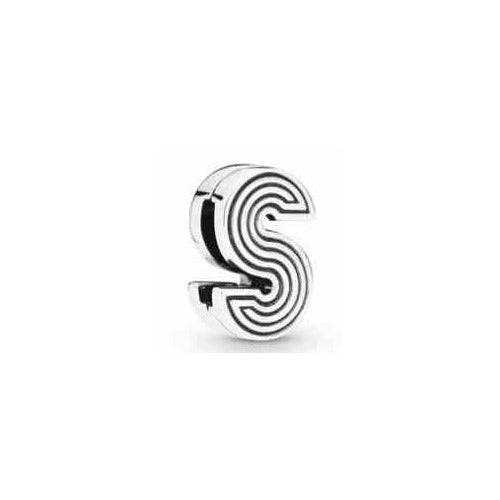 Charm Letra S Líneas Envolventes