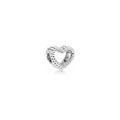 Charm Separador Corazón Trenzado