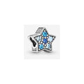 Charm Estrella Azul Escarchada