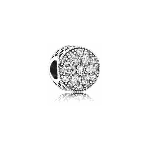 Charm Separador "Estrella Radiante" Plata Esterlina y Circonita Cúbica