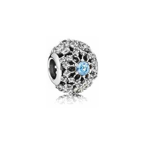 Charm Separador "Flor Celeste"