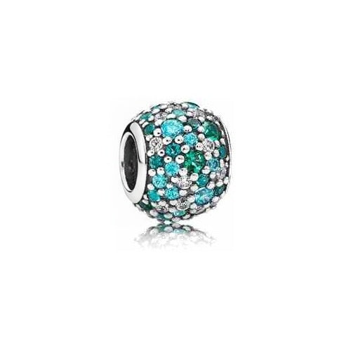 Charm Separador Cubic Zirconia Oceánico
