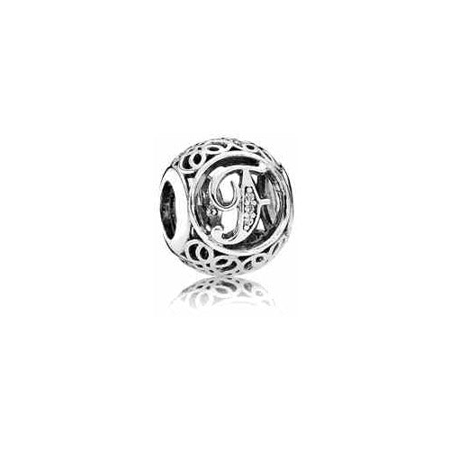 Charm "F" Calada con Circones
