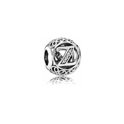 Charm Letra "Z" Calada con Circonitas