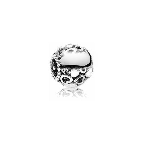 Separador Corazones Calados Plata 925