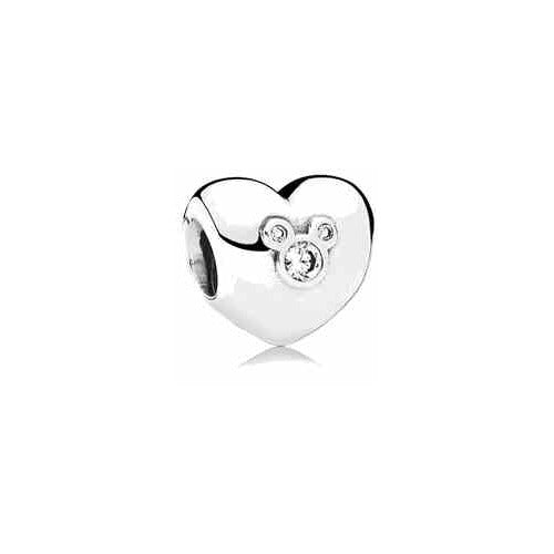 Charm Corazón Mickey Brillante