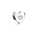 Charm Corazón plata "ALE"