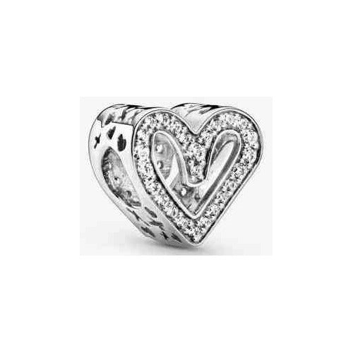 Corazón Brillante con Encanto Abierto