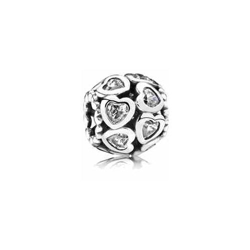Charm Corazones Brillantes Separador