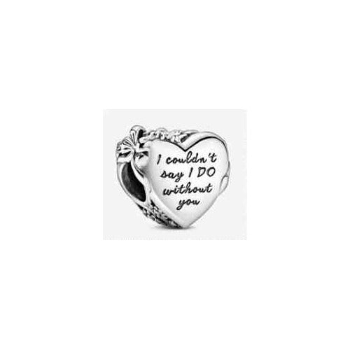 Charm Corazón "I couldn't say I DO without you"