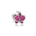 Charm Dije Orquídea Rosa Vibrante