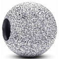 Charm Separador Bola Brillante Plata