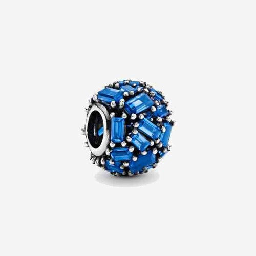 Charm Separador con Cristales Azules