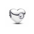 Charm Separador Corazón con Cristal Brillante