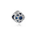 Charm Separador Estrella Azul Diamantada