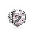 Charm Separador "Amor Infinito" Rosa y Plata