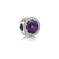 Charm Separador tipo Amatista Cristal