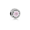 Charm Separador Flor Rosa de Cerezo Brillante