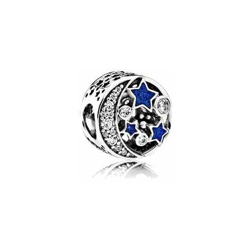 Charm Luna y Estrellas Azules