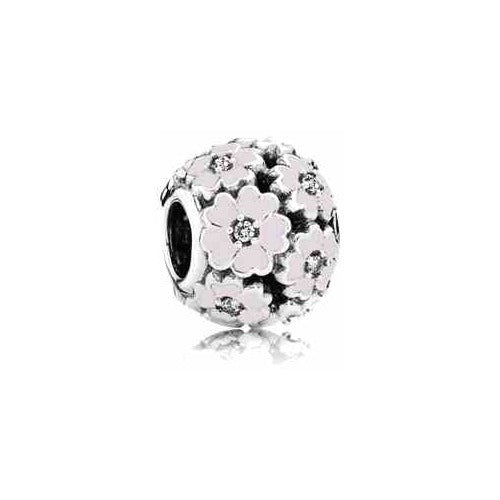 Charm Flor Rosa Esmaltada