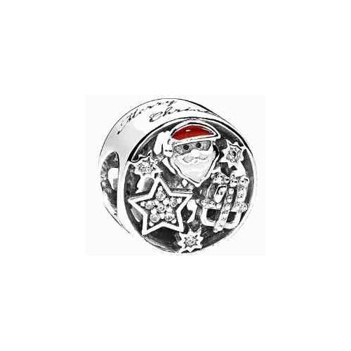 Charm "Merry Christmas" Santa con Estrellas