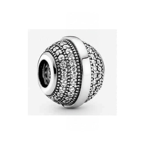 Charm Separador Pavé Brillante Elegante